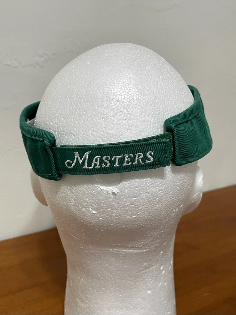 American Needle Masters Green Low Riser Visor Ionic Embroidered Yellow Map Flag
